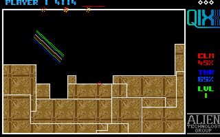 Qix screenshot 1