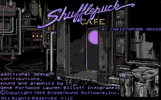 Shufflepuck Cafe title screen