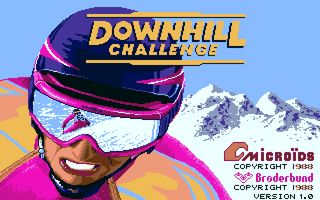 Downhill Challenge title screen