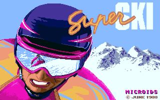 Super Ski title screen