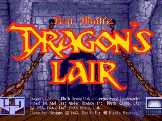 Dragon's Lair title screen