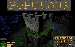 Populous title screen