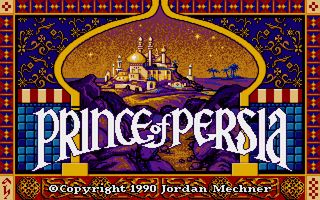 Prince of Persia title screen