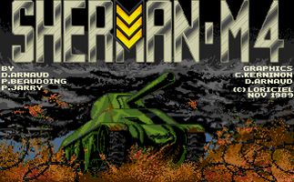 Sherman M4 title screen
