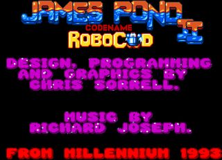 James Pond 2: Codename RoboCod title screen