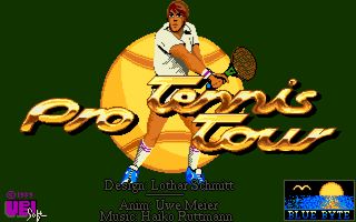 Pro Tennis Tour title screen
