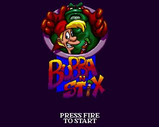 Bubba 'n' Stix title screen