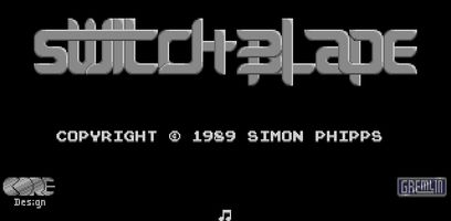Switchblade title screen