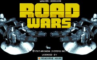 Roadwars title screen