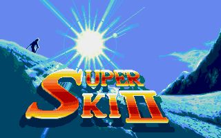 Super Ski II title screen