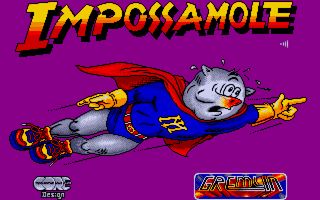Impossamole title screen