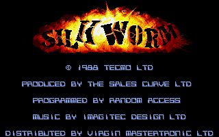 Silkworm title screen