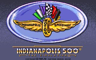 Indianapolis 500 title screen