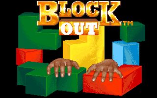 Blockout title screen