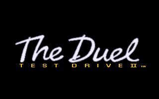 Test Drive II: The Duel title screen